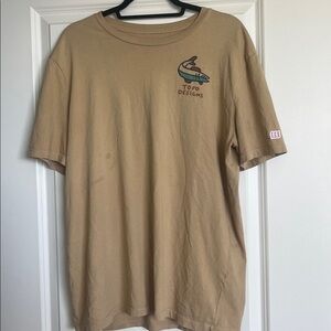 Topo Designs Beige Graphic Tee